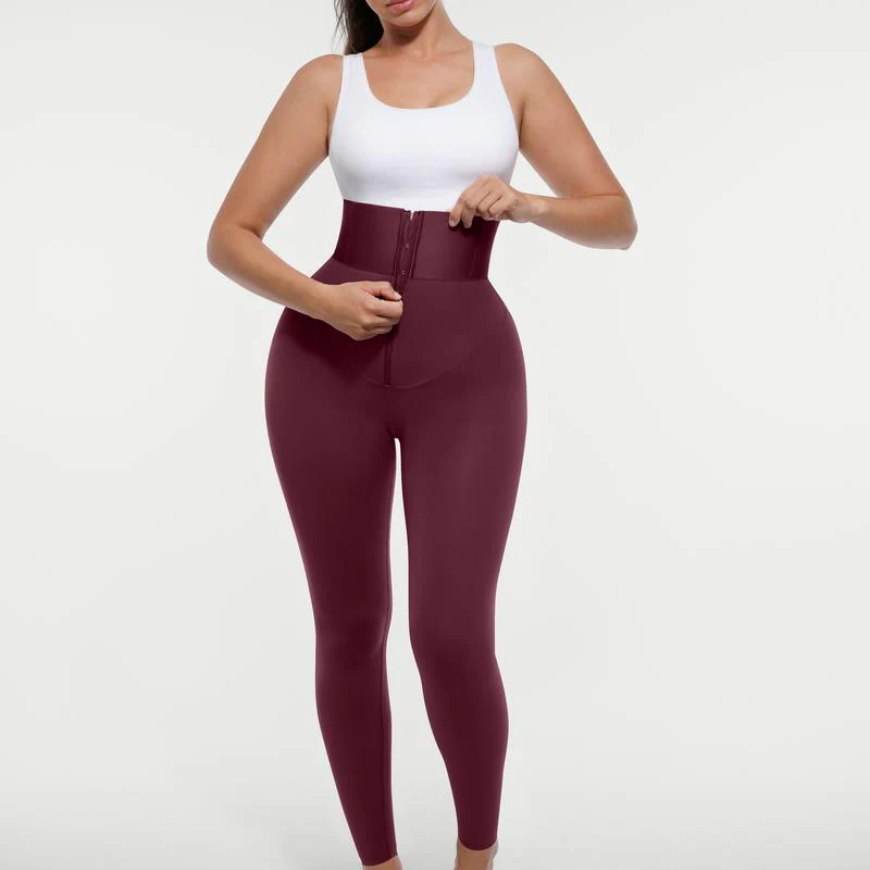 AirSlim ElasticFuse High-Waist Shaping Leggings – Tummy Control, Comfy Support, Black - Image 10