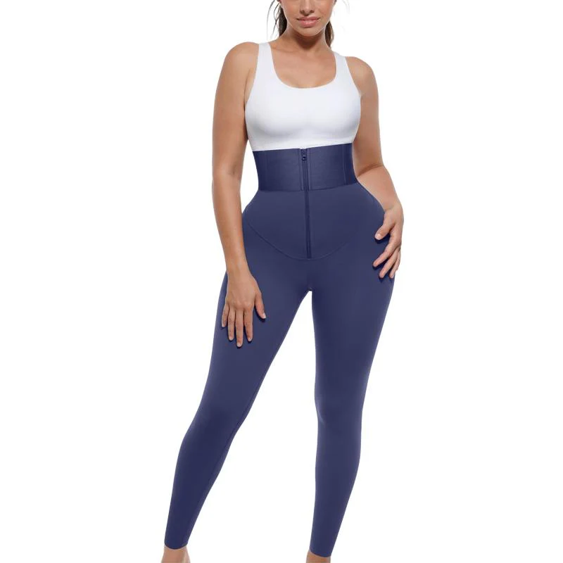 AirSlim ElasticFuse High-Waist Shaping Leggings – Tummy Control, Comfy Support, Black - Image 14