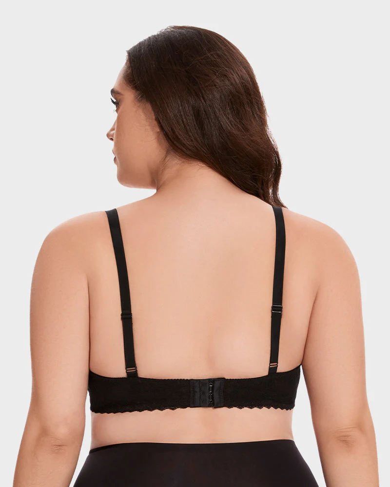 Comfort Lace Trim Push-Up Bra - Image 3