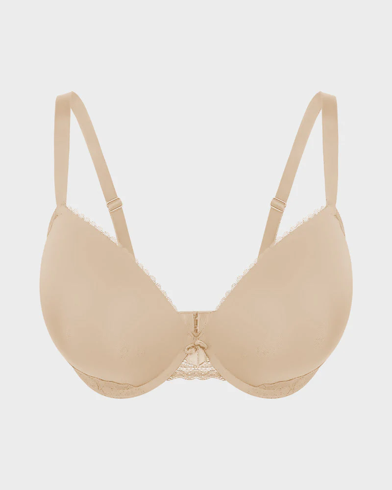 Comfort Lace Trim Push-Up Bra - Image 5