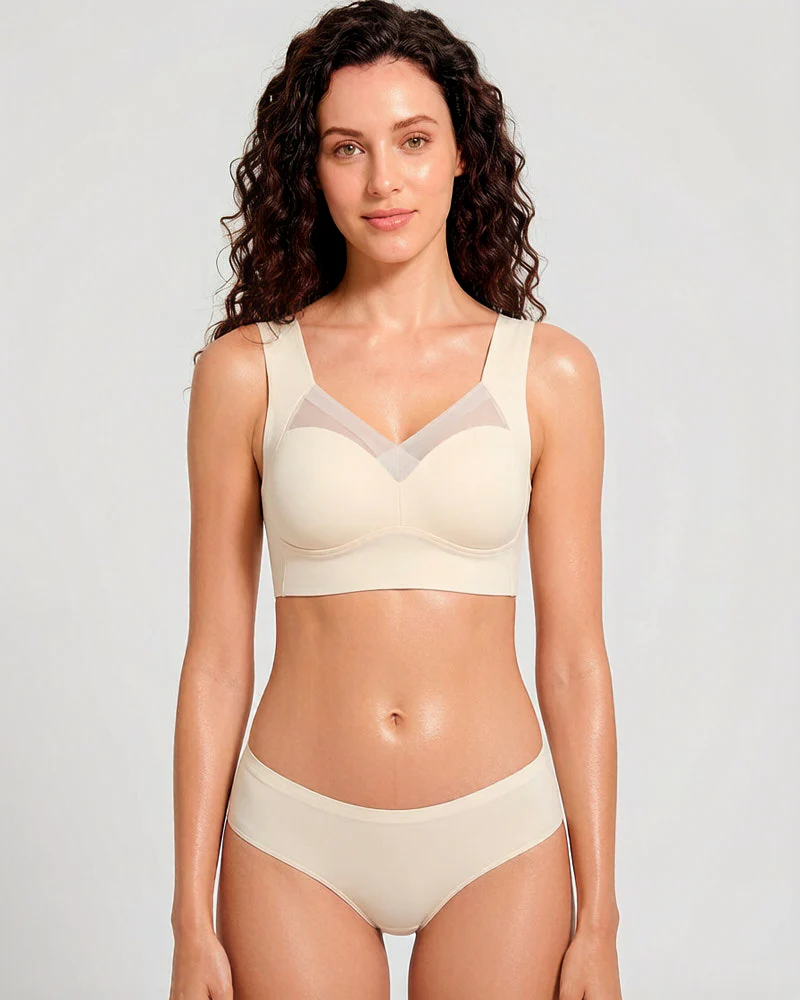 Comfortable Smoothing Mesh Bra - Image 10