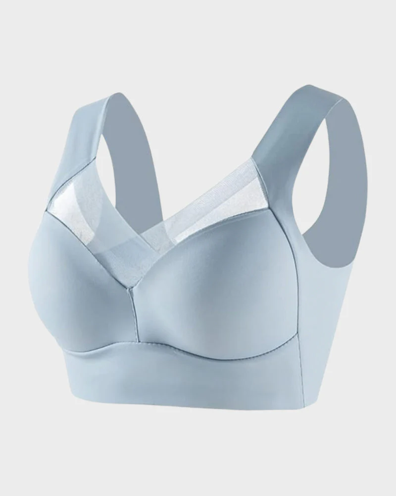 Comfortable Smoothing Mesh Bra - Image 31