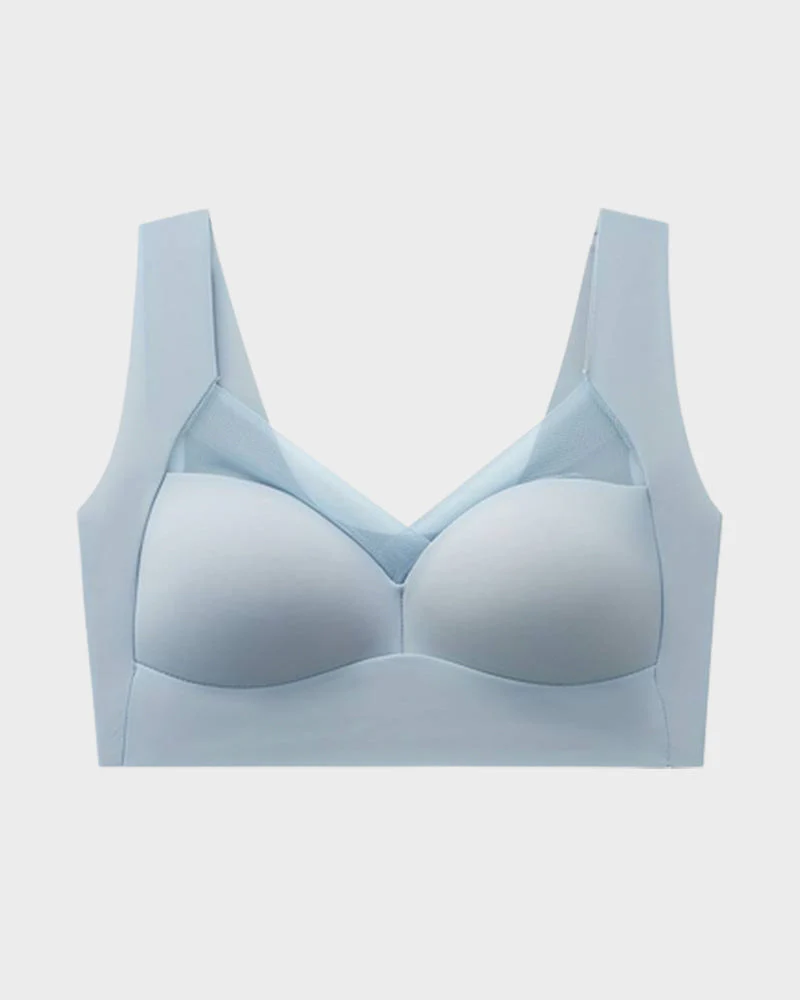 Comfortable Smoothing Mesh Bra - Image 32