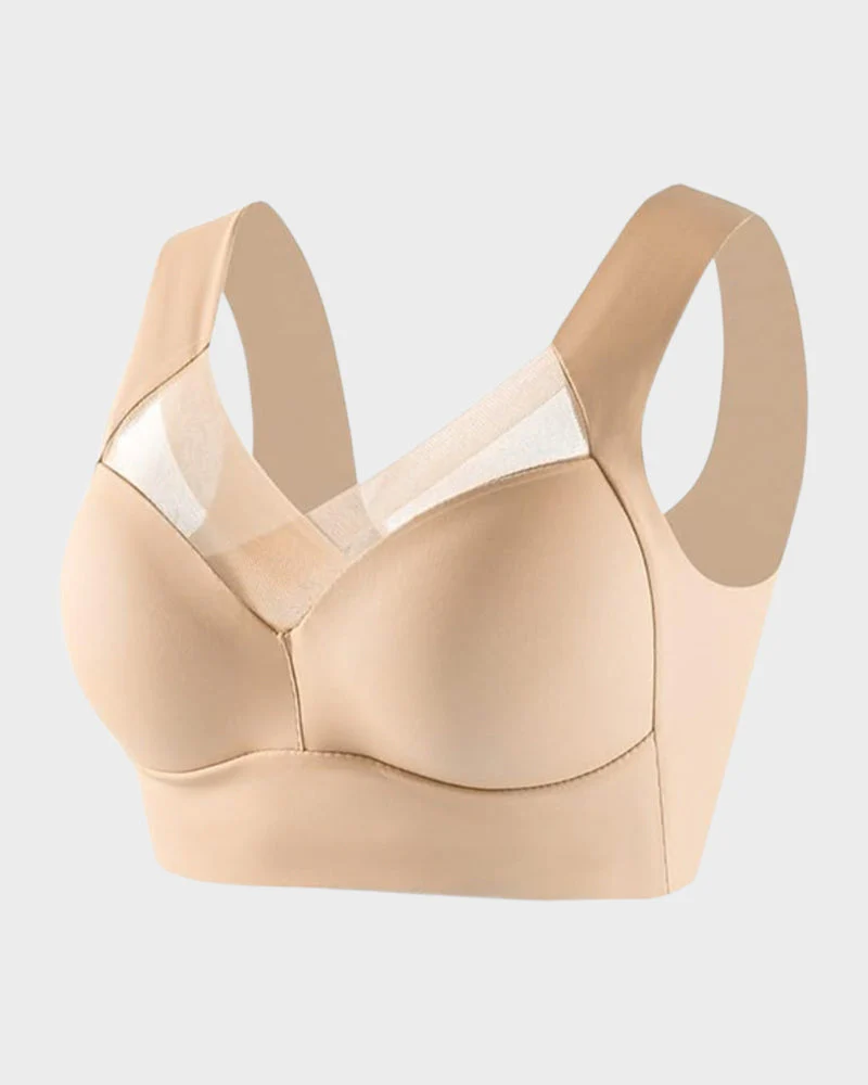Comfortable Smoothing Mesh Bra - Image 33