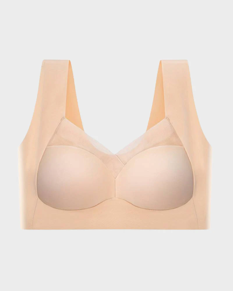 Comfortable Smoothing Mesh Bra - Image 34