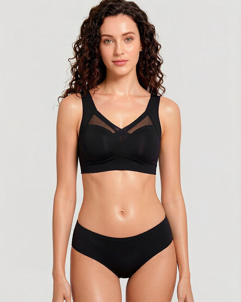 Comfortable Smoothing Mesh Bra - Image 7