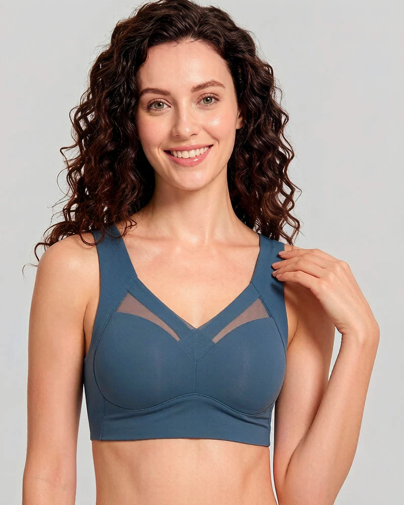 Comfortable Smoothing Mesh Bra - Image 8