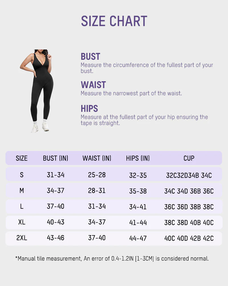Deep V Tummy Control Sculpting Jumpsuit - Image 12
