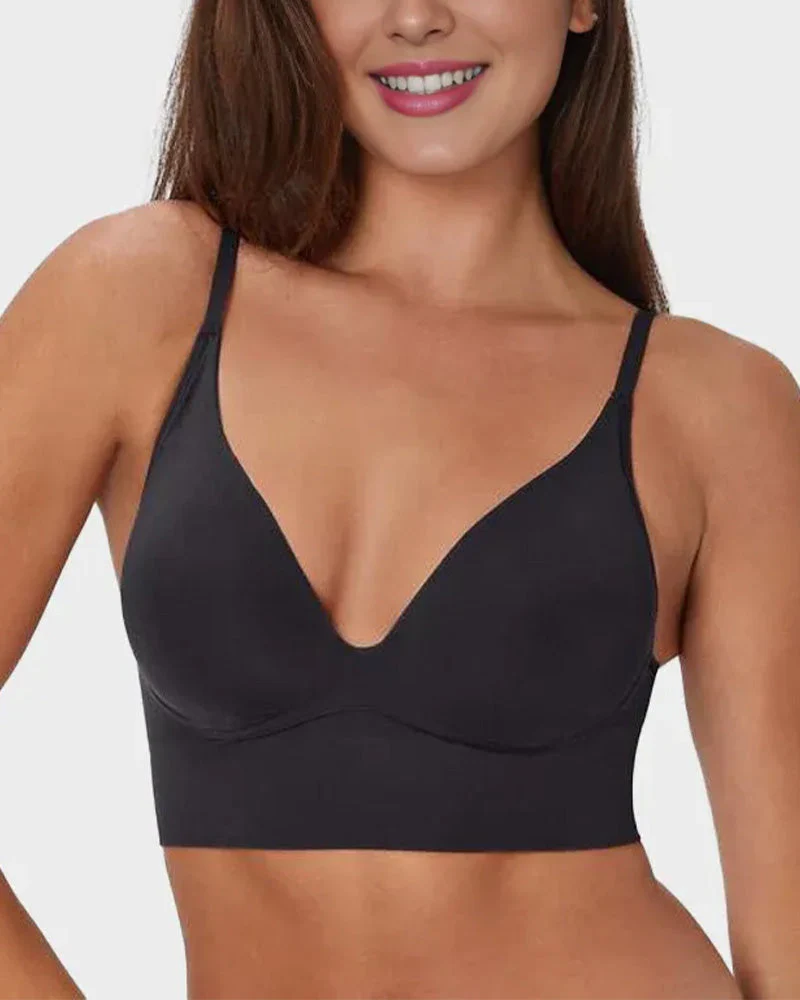 Deep V Wireless Lift Bralette - Image 2