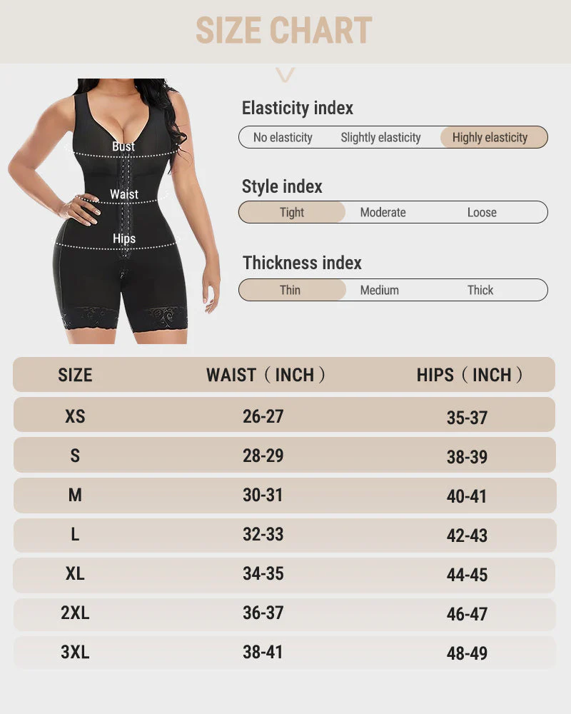 Double Compression Tummy Control Shapewear With Bra - Image 4