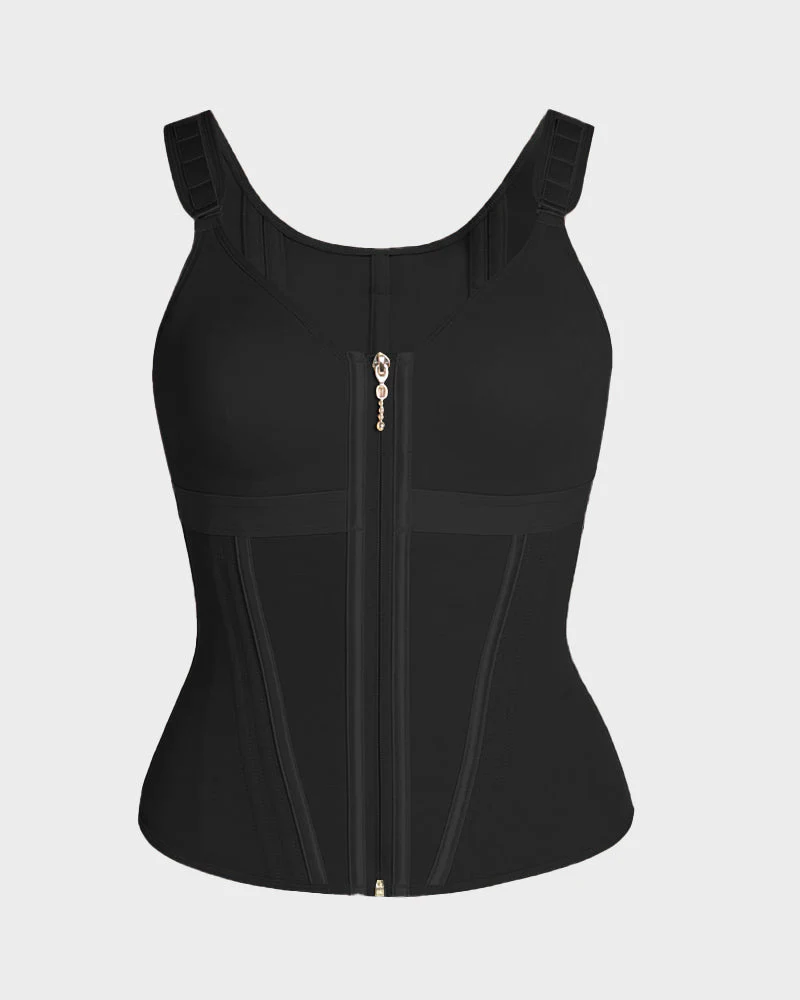 Double Layer Tummy Control Shaper with Bra - Image 16