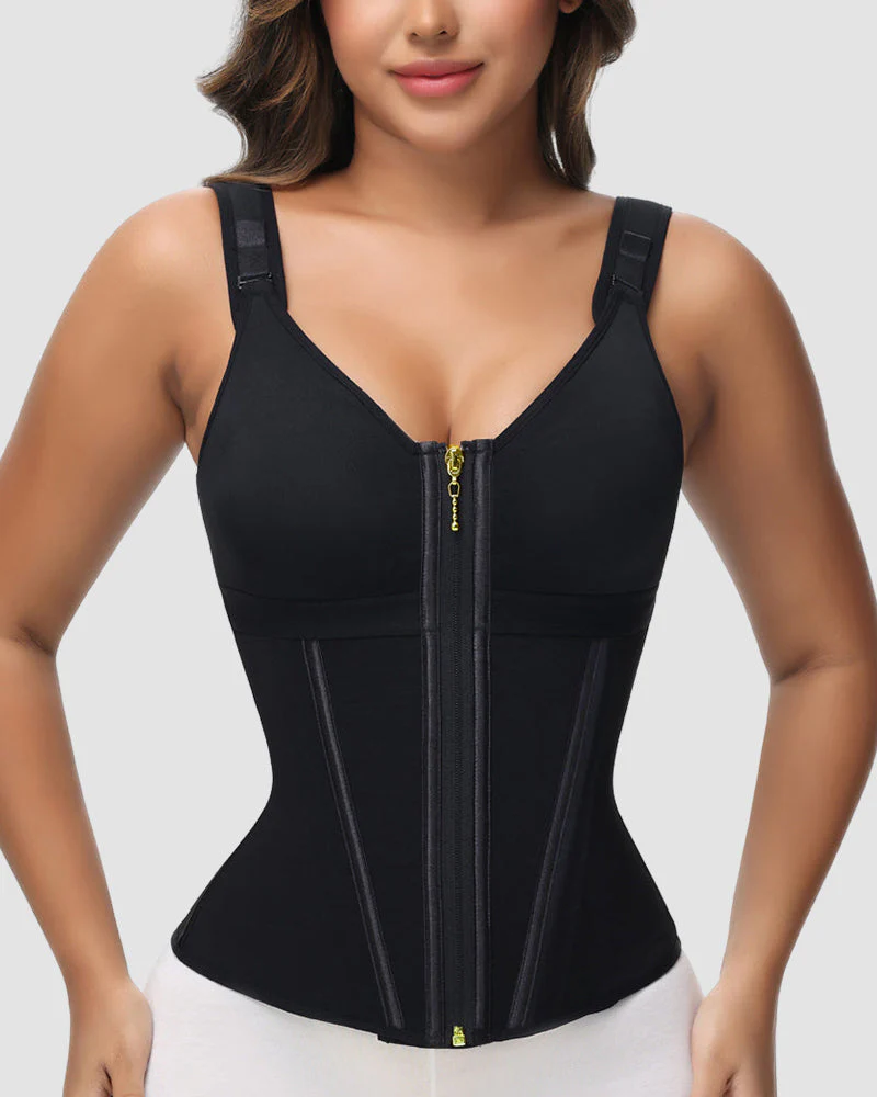 Double Layer Tummy Control Shaper with Bra - Image 6