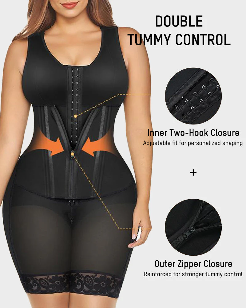Fajas Colombianas Double Tummy Control Full Body Shapewear - Image 6