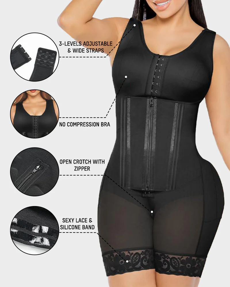 Fajas Colombianas Double Tummy Control Full Body Shapewear - Image 7