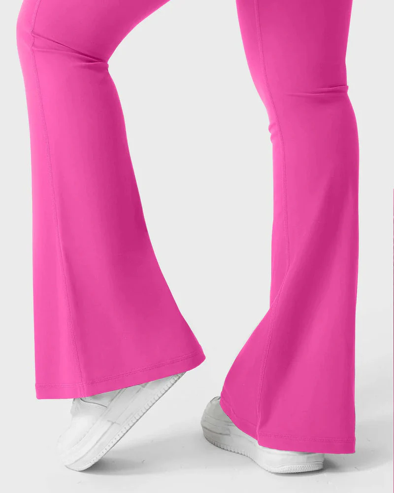 Flared Butt Lifting Leggings with Pockets - Image 17