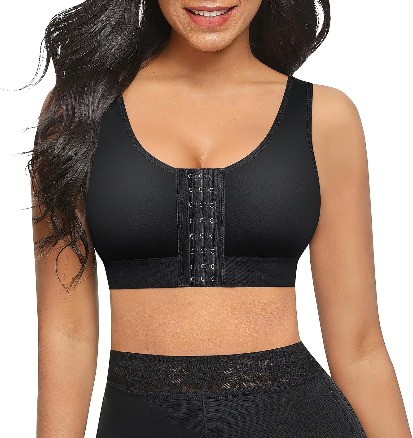 Front Closure Bra Tank Shapewear - Image 12