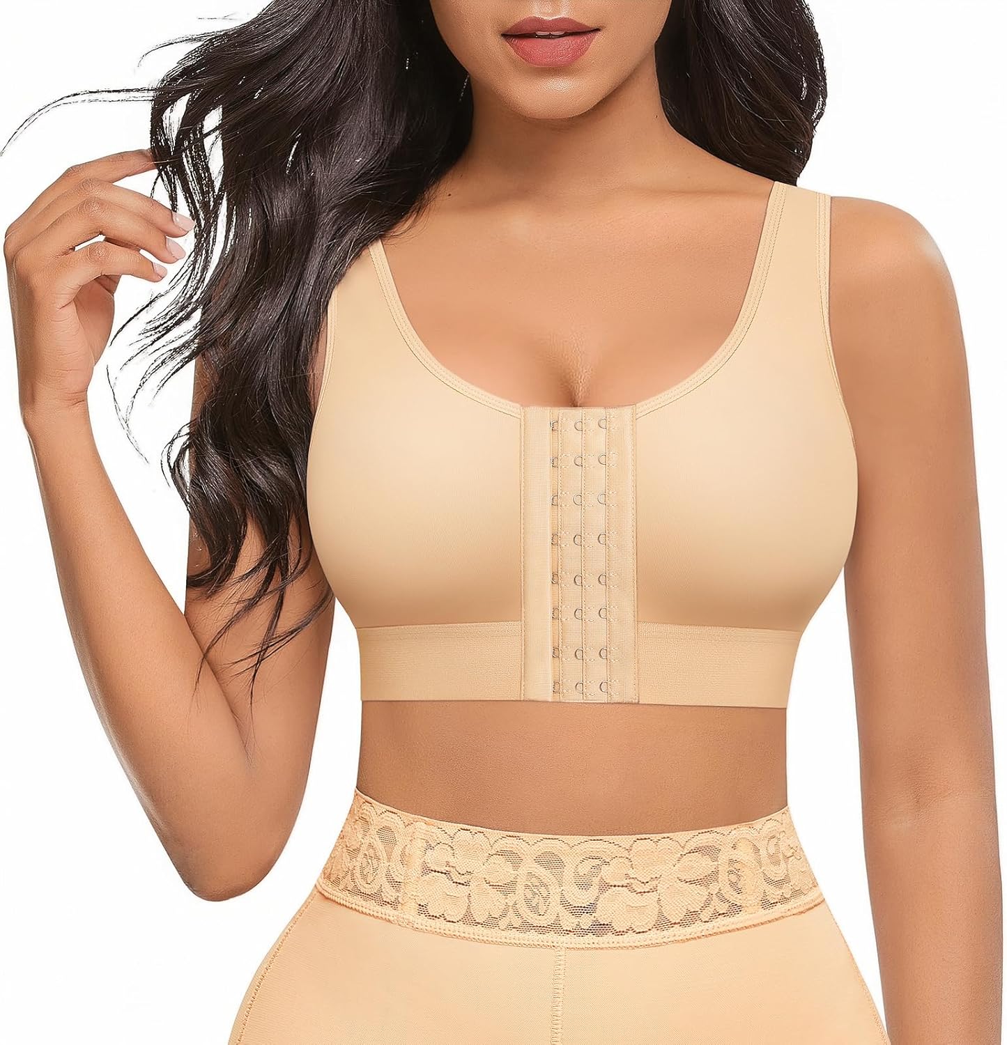 Front Closure Bra Tank Shapewear - Image 13
