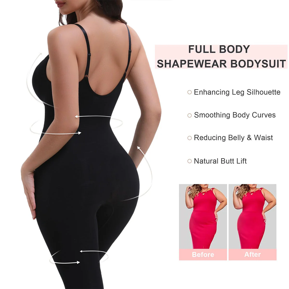 Seamless Full Body Compression Bodysuit - Image 4