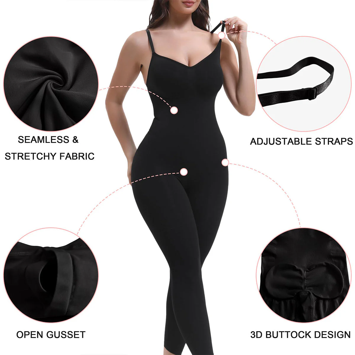 Seamless Full Body Compression Bodysuit - Image 5