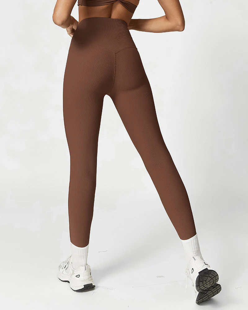 High-Waist Tummy Control Butt Lifting Leggings - Image 14