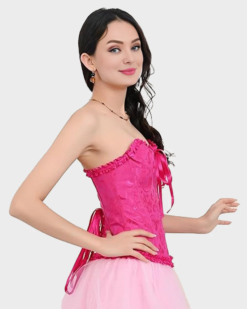 Corset Tops Lace Waist Push Up Shapewear - Image 16
