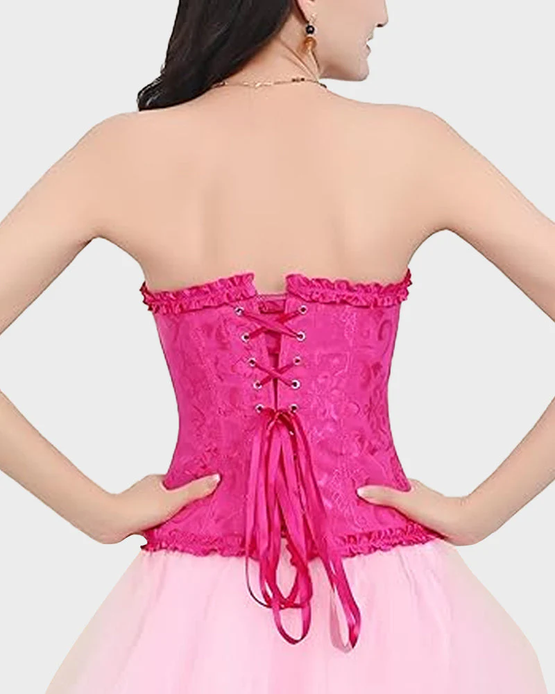 Corset Tops Lace Waist Push Up Shapewear - Image 18