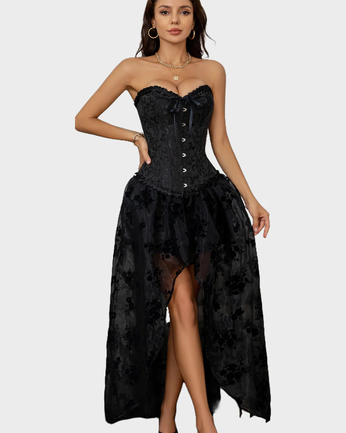 Corset Tops Lace Waist Push Up Shapewear - Image 21