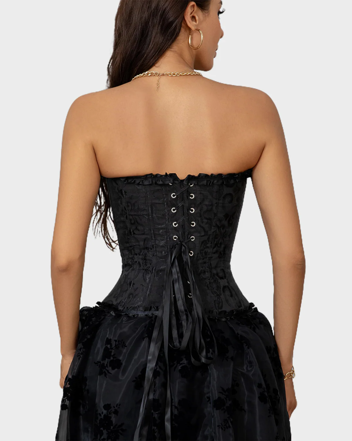 Corset Tops Lace Waist Push Up Shapewear - Image 4