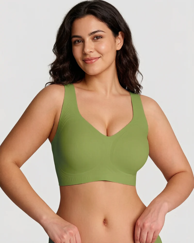 Lifting Wire-Free Antibacterial Jelly Bra - Image 12