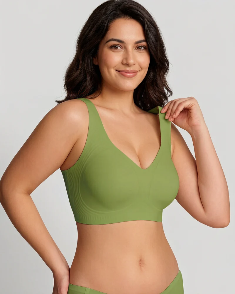 Lifting Wire-Free Antibacterial Jelly Bra - Image 13