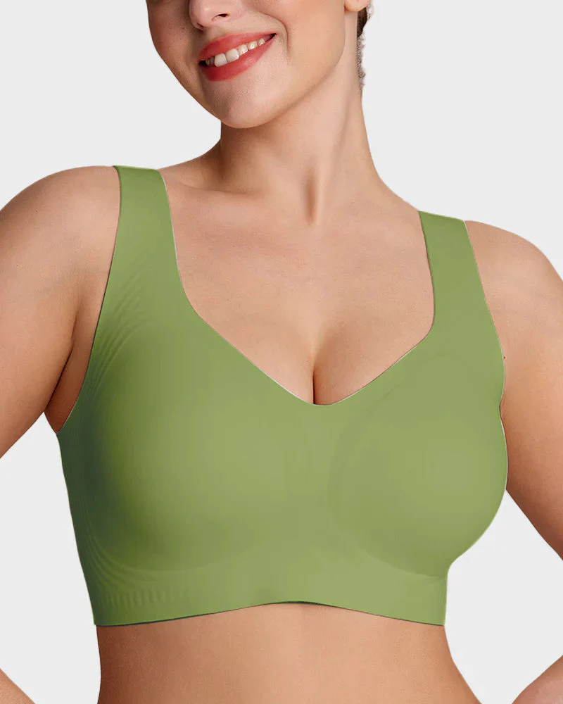 Lifting Wire-Free Antibacterial Jelly Bra - Image 33