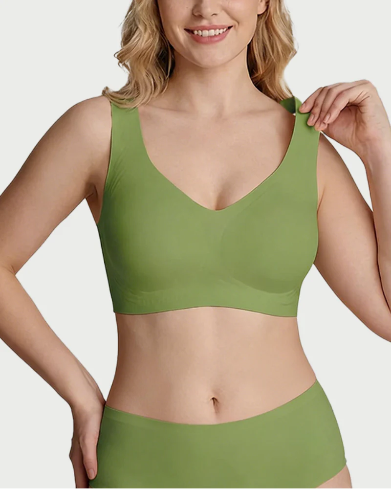 Lifting Wire-Free Antibacterial Jelly Bra - Image 36