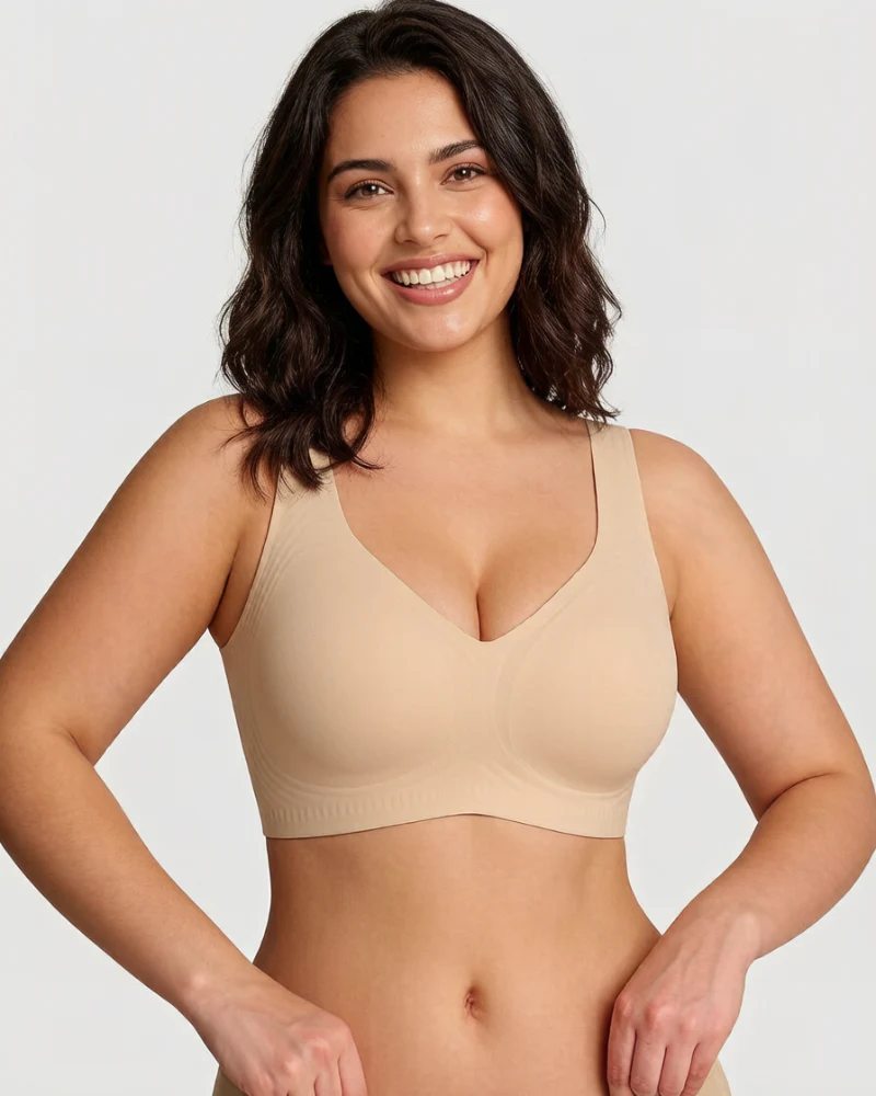 Lifting Wire-Free Antibacterial Jelly Bra - Image 4