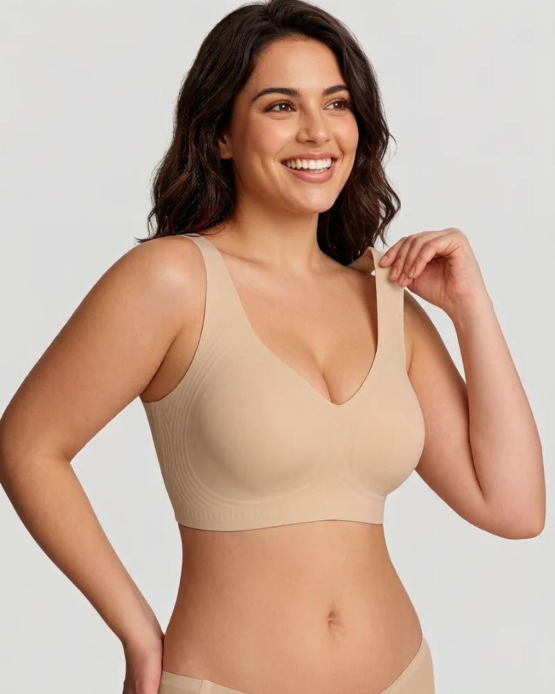 Lifting Wire-Free Antibacterial Jelly Bra - Image 5