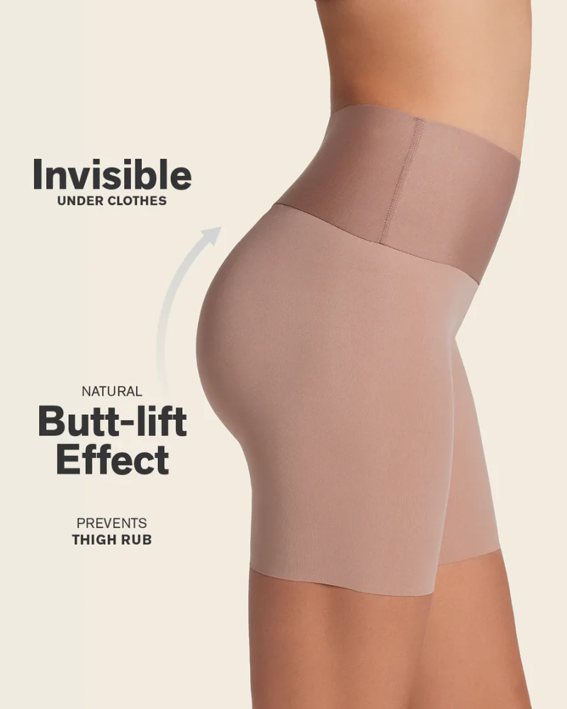 Stay-In-Place Seamless Slip Shaper Shorts for Women - Image 3