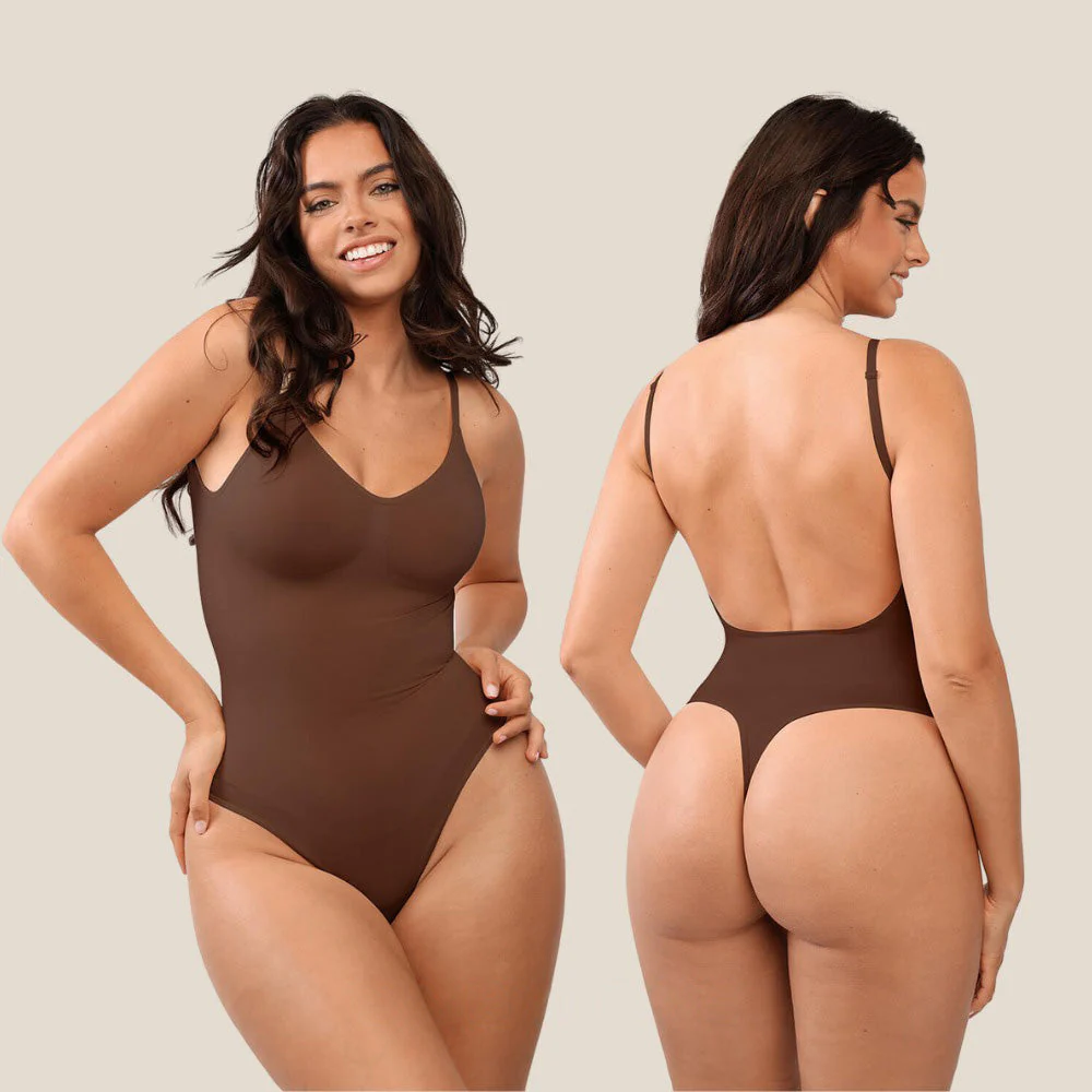 Low Back Seamless Tummy Control Bodysuit Shapewear - Image 3