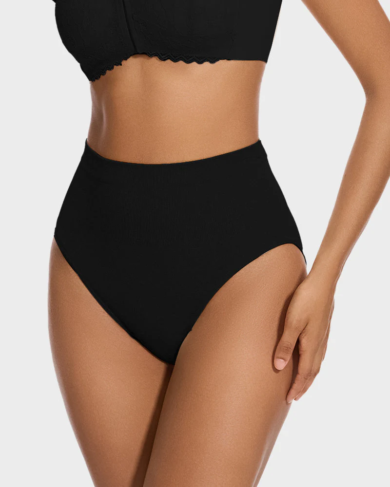 Mid-Waist Tummy Control Brief Panty (2 Pack) - Image 6
