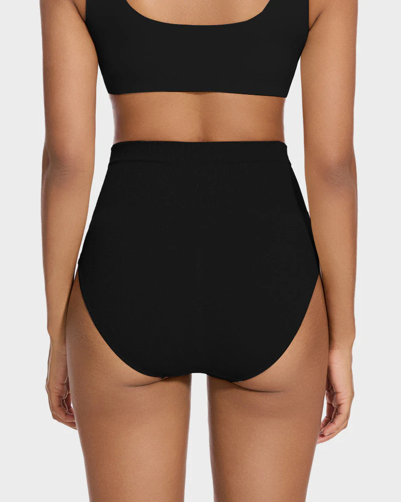 Mid-Waist Tummy Control Brief Panty (2 Pack) - Image 7