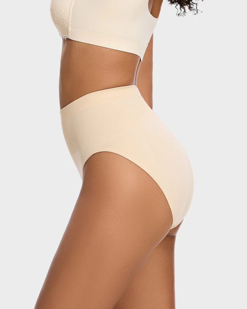 Mid-Waist Tummy Control Brief Panty (2 Pack) - Image 8