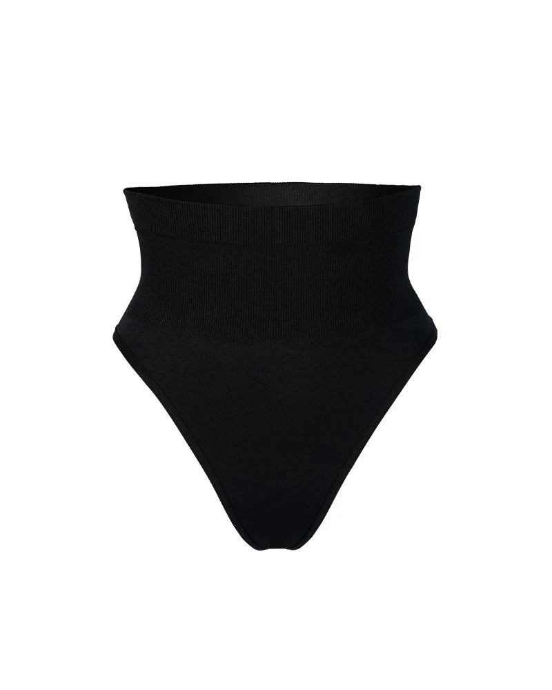 Mid-Waist Tummy Control Thong Panty (2 Pack) - Image 8