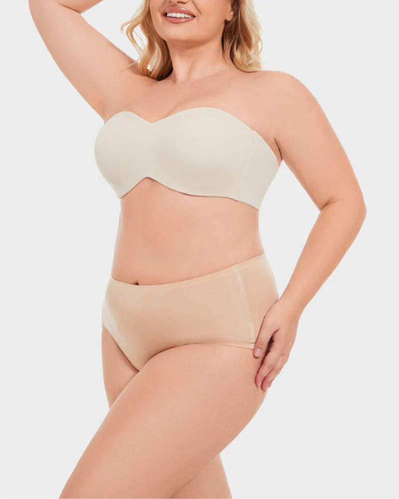 Full Support Non-Slip Convertible Bandeau Bra - Image 3