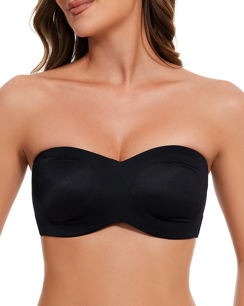 Full Support Non-Slip Convertible Bandeau Bra - Image 4