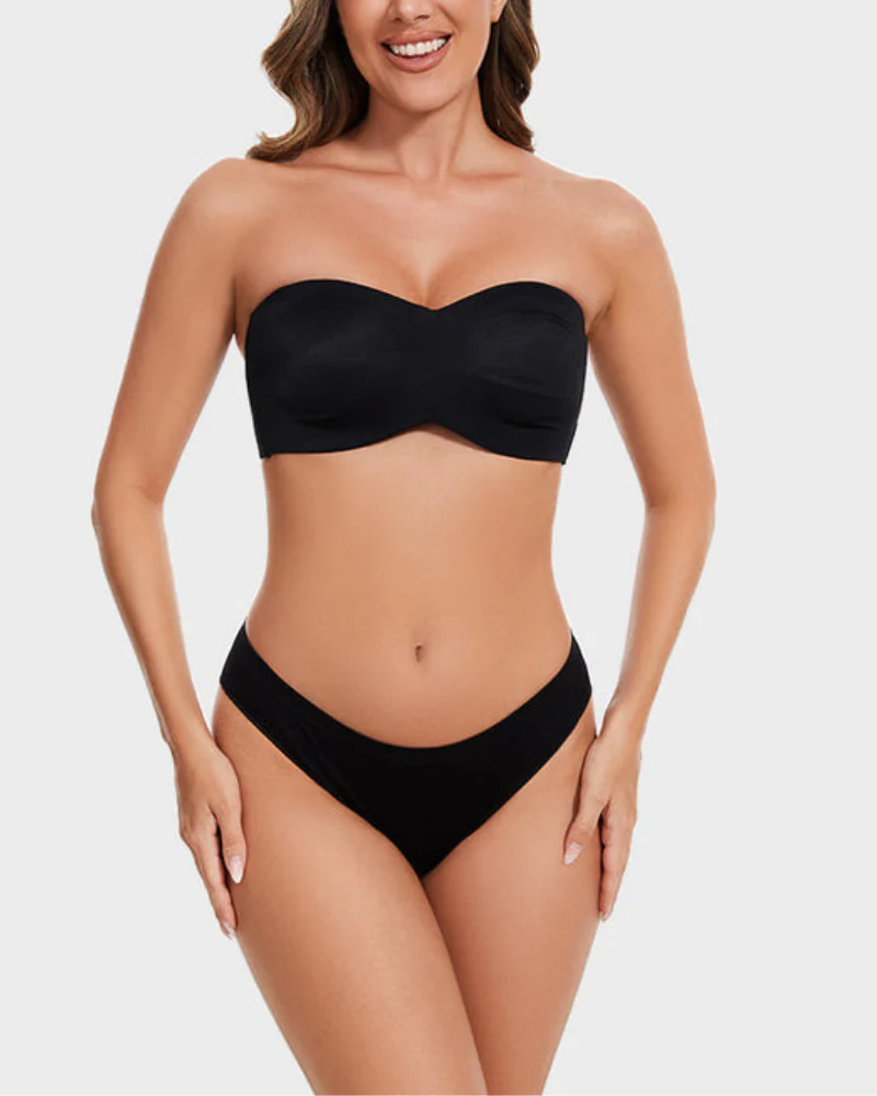 Full Support Non-Slip Convertible Bandeau Bra - Image 8