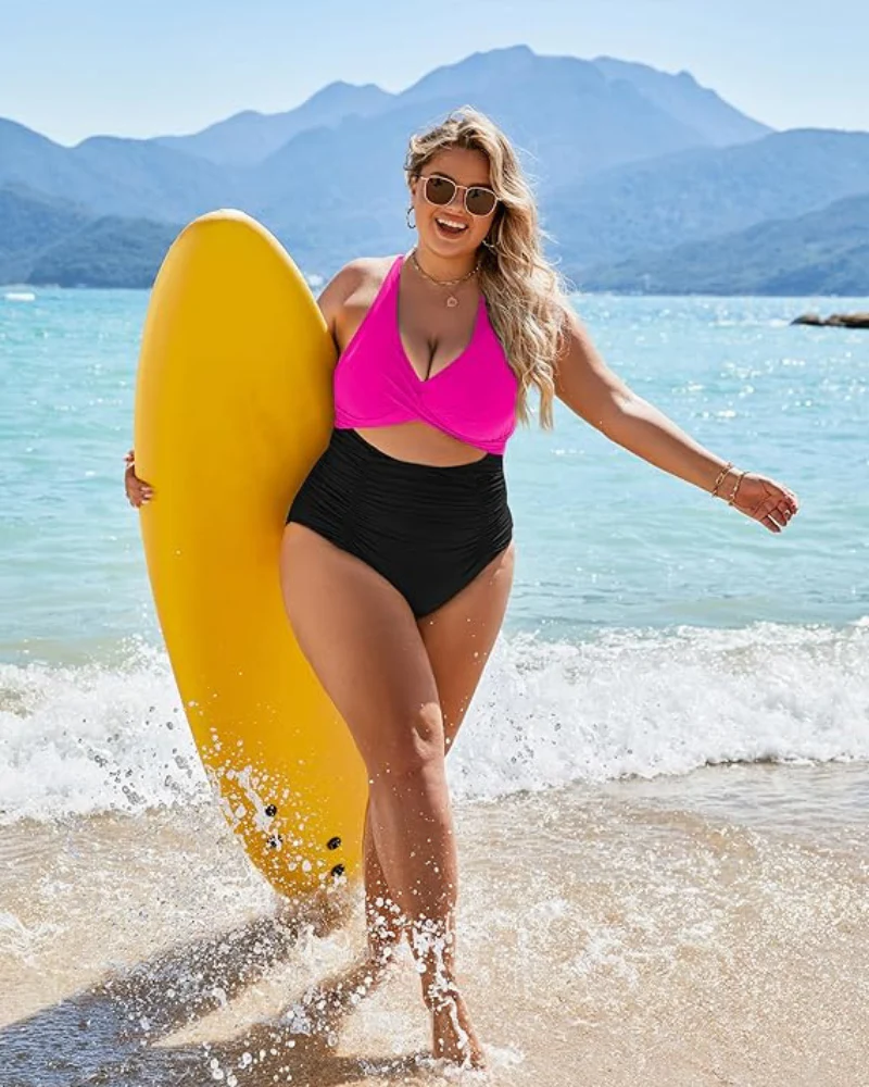 One-Piece Push-Up Tummy Control Swimsuit - Image 25