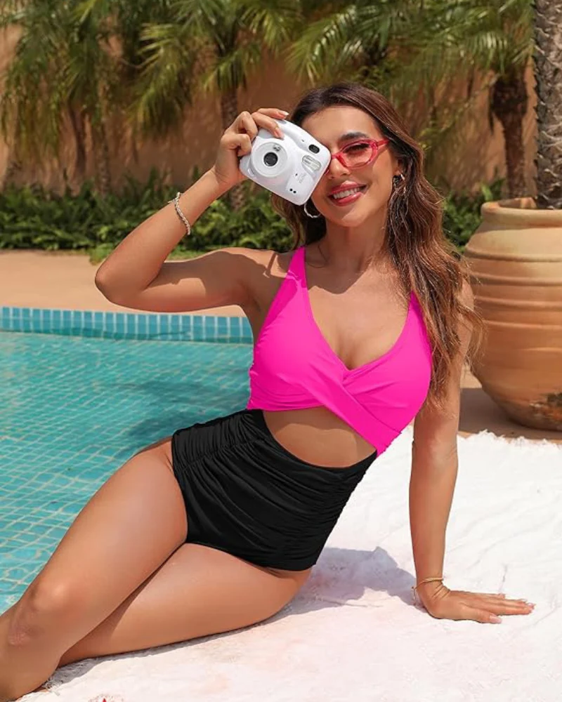 One-Piece Push-Up Tummy Control Swimsuit - Image 26