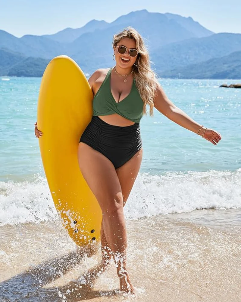 One-Piece Push-Up Tummy Control Swimsuit - Image 33