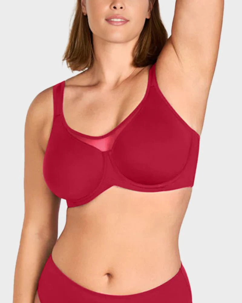 Plus Size Cooling Full Coverage Minimizer Bra - Image 10