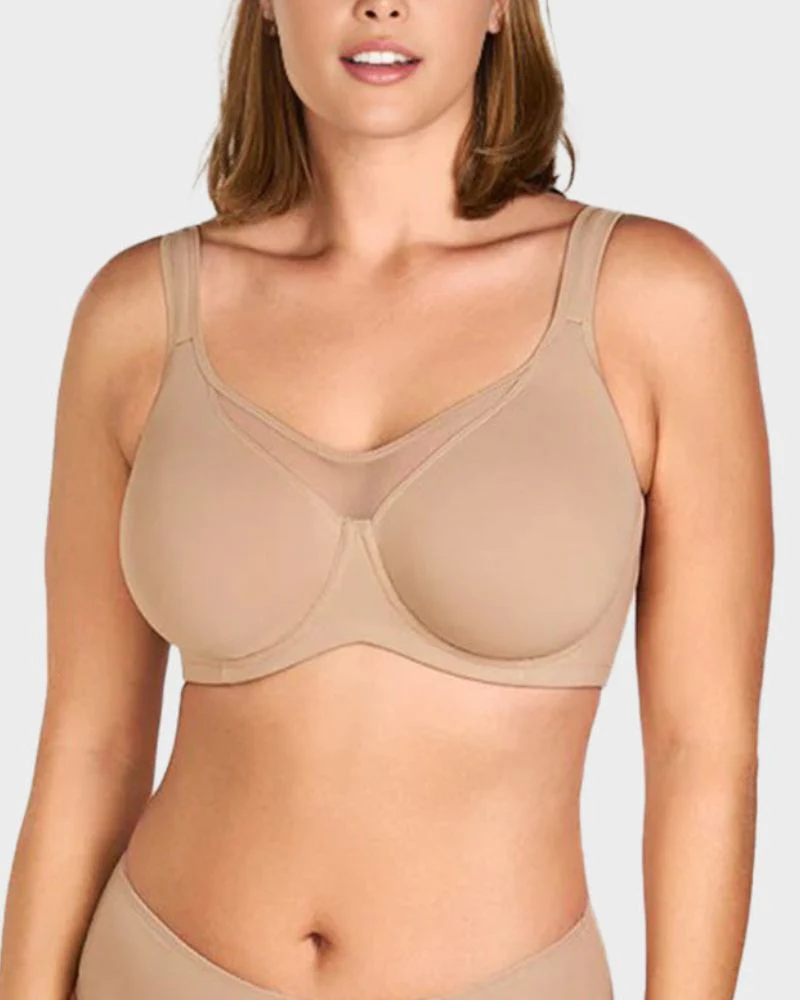 Plus Size Cooling Full Coverage Minimizer Bra - Image 11
