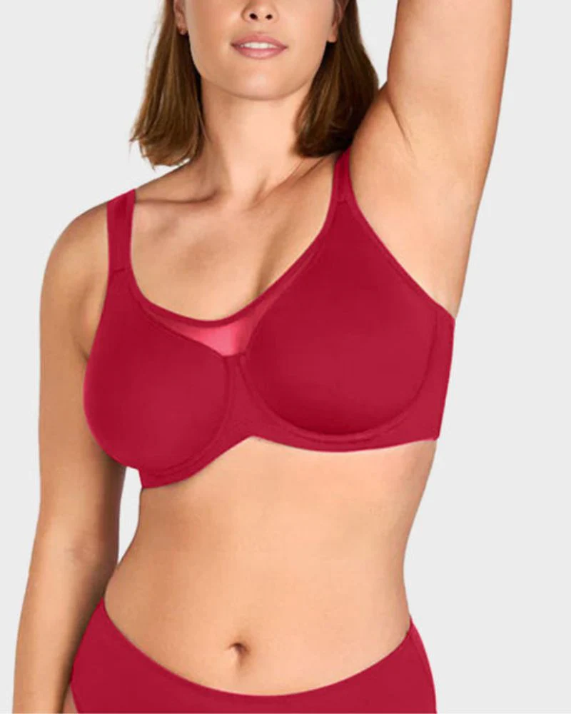 Plus Size Cooling Full Coverage Minimizer Bra - Image 15