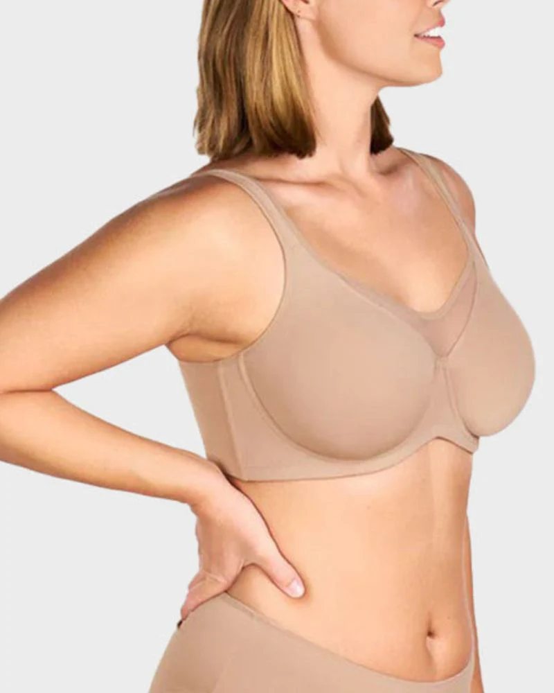Plus Size Cooling Full Coverage Minimizer Bra - Image 8